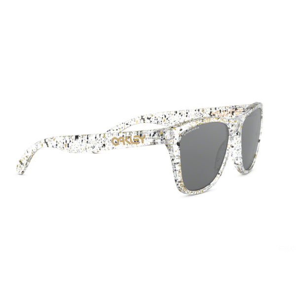 Oakley Frogskins Splatter Clear Sunglasses Prizm Black Iridium OO9013 G6