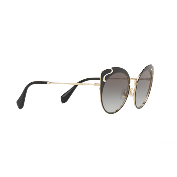 Miu Miu Sunglasses MU57TS 1ABOA7 Black Gold/Grey Gradient Polarized