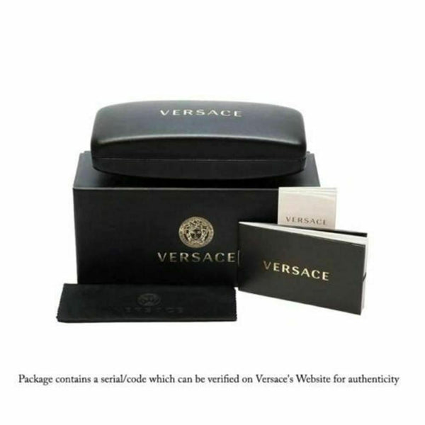 Versace Unisex Rectangular Demo Lens Eyeglasses VE3266 5217
