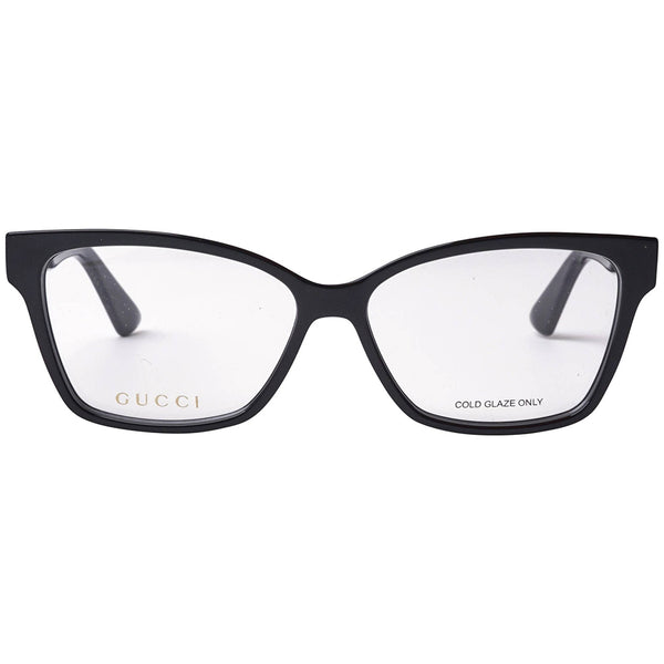 Gucci Cat Eye Women's Eyeglasses Black W/Demo Lens GG0634O 001