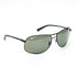 RayBan Aviator Sunglasses w/Green Polarized Lens RB3387 002/9A