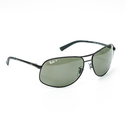 Ray-Ban Aviator Unisex Sunglasses w/Green Polarized Lens RB3387 002/9A