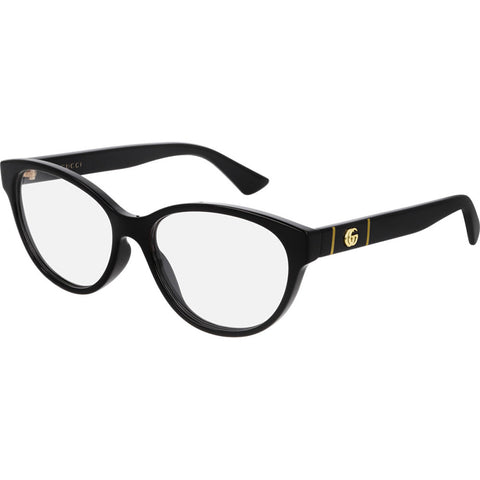 Gucci Cat Eye Women's Eyeglasses Black W/Demo Lens GG0633O 001