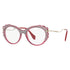 MiuMiu Women's Eyeglasses Transparent Bordeaux MU01PV USU1O1