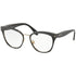 Miu Miu Cat Eye Women's Eyeglasses W/Demo Lens MU54QV-1AB1O1-50