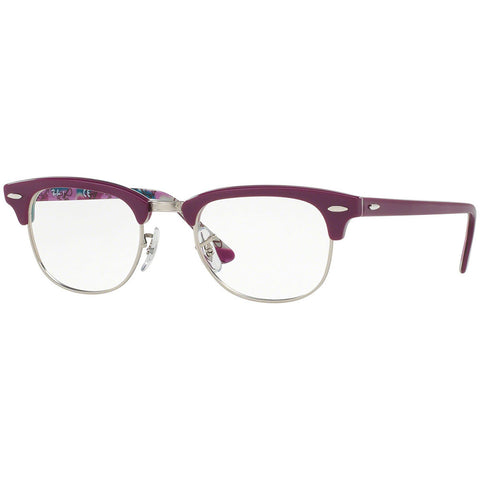 Ray-Ban Browline Unisex Eyeglasses Violet Texture Camouflage w/Demo Lens RX5154-5652