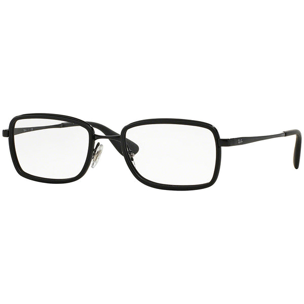 RayBan Rx Square Eyeglasses Black Color Women's RX6336 2509 51
