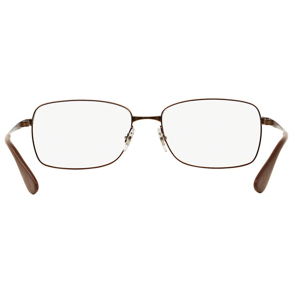 RayBan Square Eyeglasses Brown Color Women's RX6336 M2758