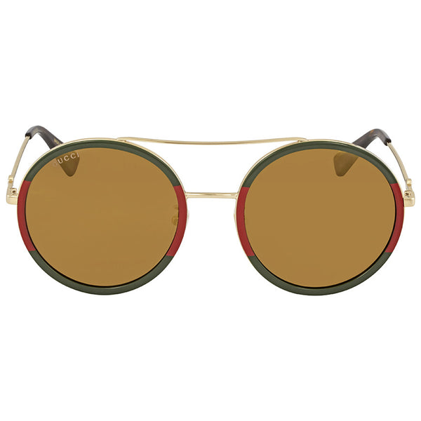 Gucci Women's Sunglasses Gold Lens GG0061S-012 - Front