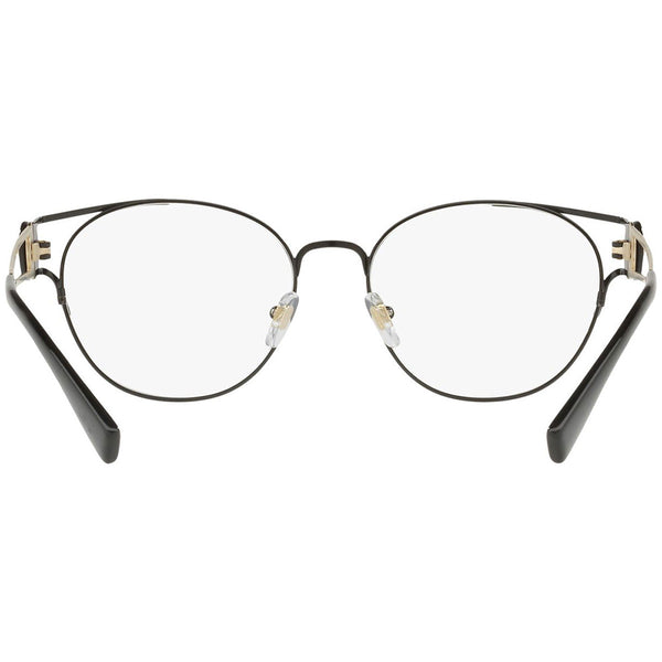Versace Round Women's Eyeglasses Black Frame w/Demo Lens VE1250 1009