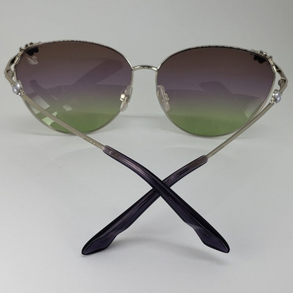 Swarovski Cat Eye Women's Sunglasses Gradient Lenses - Back view