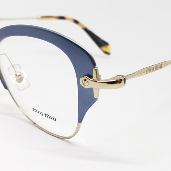 MiuMiu RX Cat Eye Women's Eyeglasses Frame w/Demo Lens MU53OV VA7-1O1