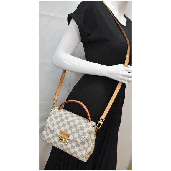 Louis Vuitton Croisette Damier Azur Canvas Crossbody Bag