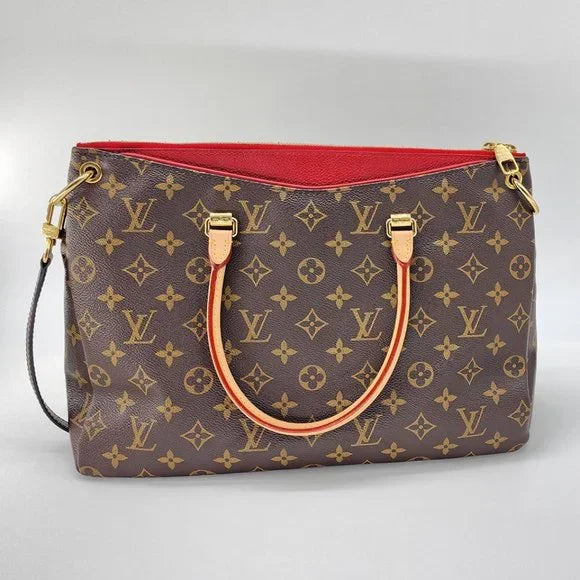 Louis Vuitton Pallas MM Tote in Monogram and Cherry - SOLD
