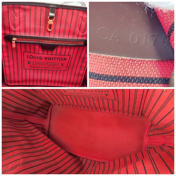 Louis Vuitton Neverfull MM Tote in Damier Ebene in Mint Condition