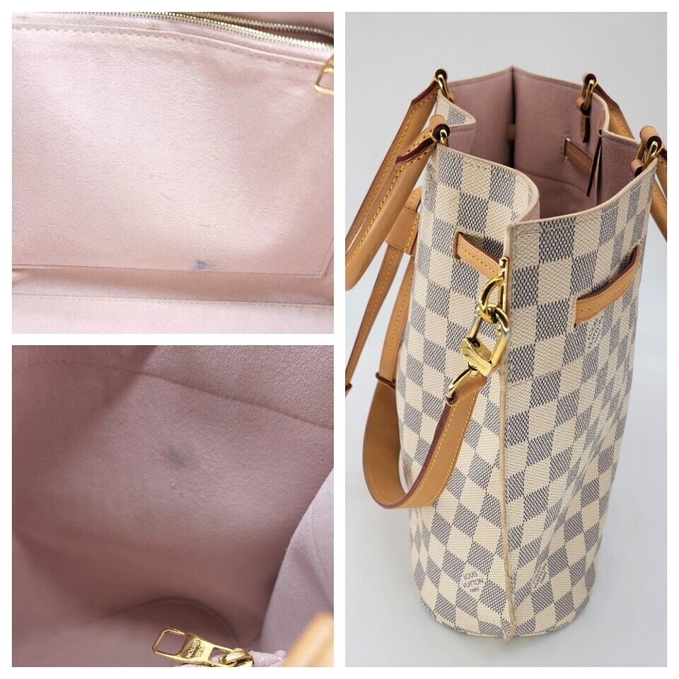 Louis Vuitton Girolata Damier Azur Shoulder Bag