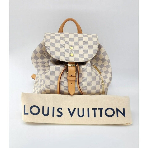 Louis Vuitton Sperone Backpack in Damier Azur Canvas | Super Mint Condition