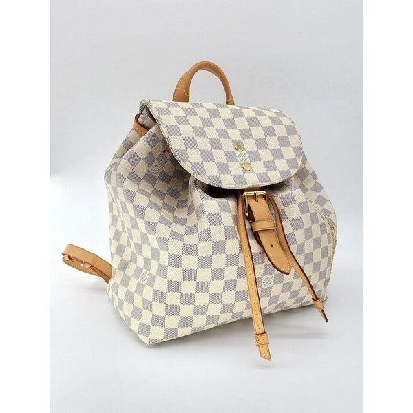 Louis Vuitton Sperone Backpack in Damier Azur Canvas | Super Mint Condition