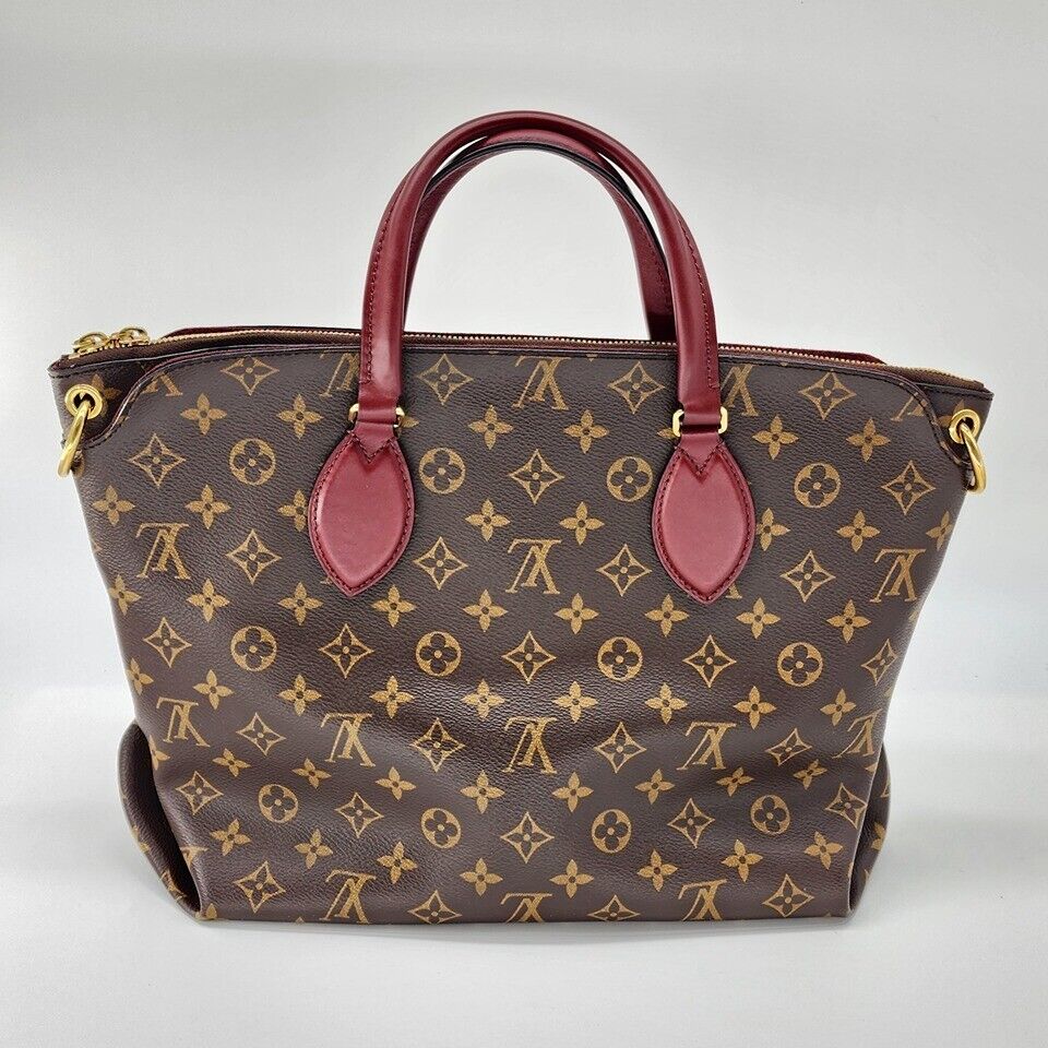 Louis Vuitton Flower Tote MM In Monogram Canvas Shoulder Bag