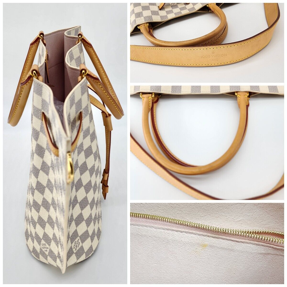 Louis Vuitton Girolata Damier Azur Canvas Shoulder Bag -TheShadesHut