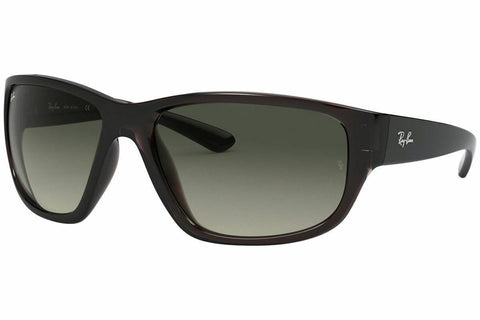 Ray-Ban RB4300 705/71 Men's Sunglasses in Transparent Black Frame w/Grey lens