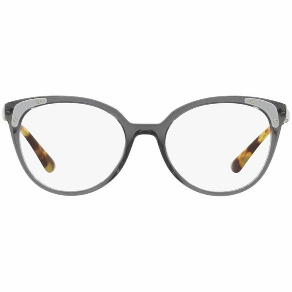 Authentic Prada Women Eyeglasses Transparent Grey Frame w/Demo Lens PR12UV TSI1O