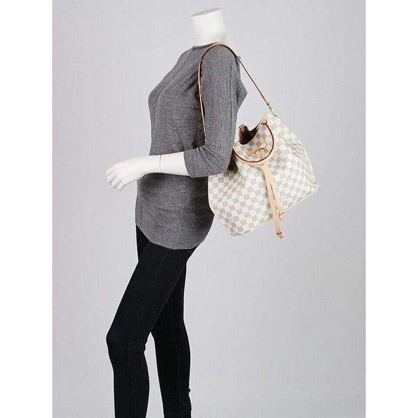 Louis Vuitton Girolata Shoulder Bag in Damier Azur Canvas | Like New Condition