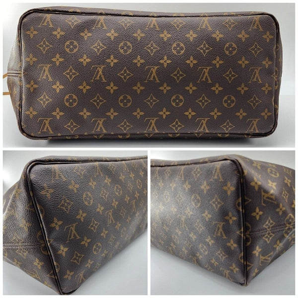 Louis Vuitton Neverfull GM Tote W/Pochette in Monogram Canvas in Mint Condition