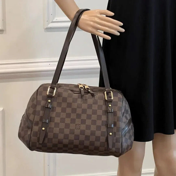 Louis Vuitton Rivington GM Damier Ebene Shoulder Bag | Like New Condition