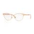 Versace VE1259Q-1412-52 Pink Gold Demo Lens Women's Eyeglasses