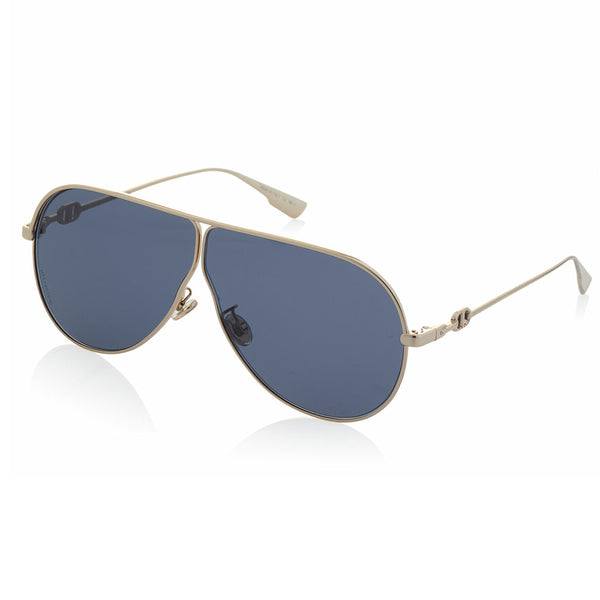Dior Aviator Women's Sunglasses Gold r w/Blue Lens DIORCAMP