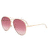 Fendi Women Sunglasses w/Burgundy Gradient Lens FF0286S 3X0000 GOLD
