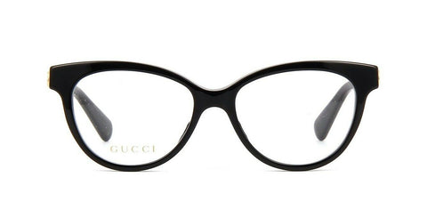 Gucci Logo Cat-Eye GG 0373O Eyeglasses 001 Black
