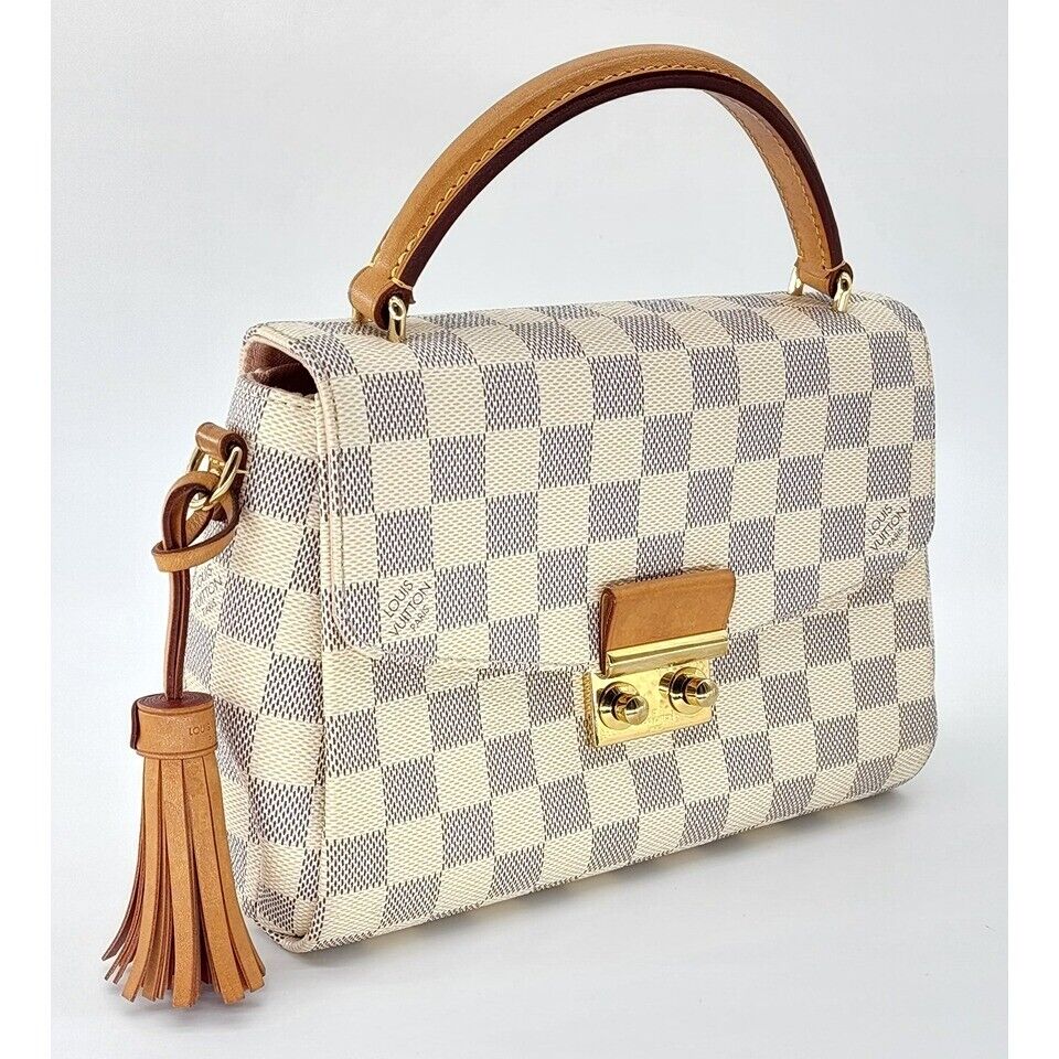 Louis Vuitton Croisette Crossbody bag in Damier Azur Canvas, Mint  Condition