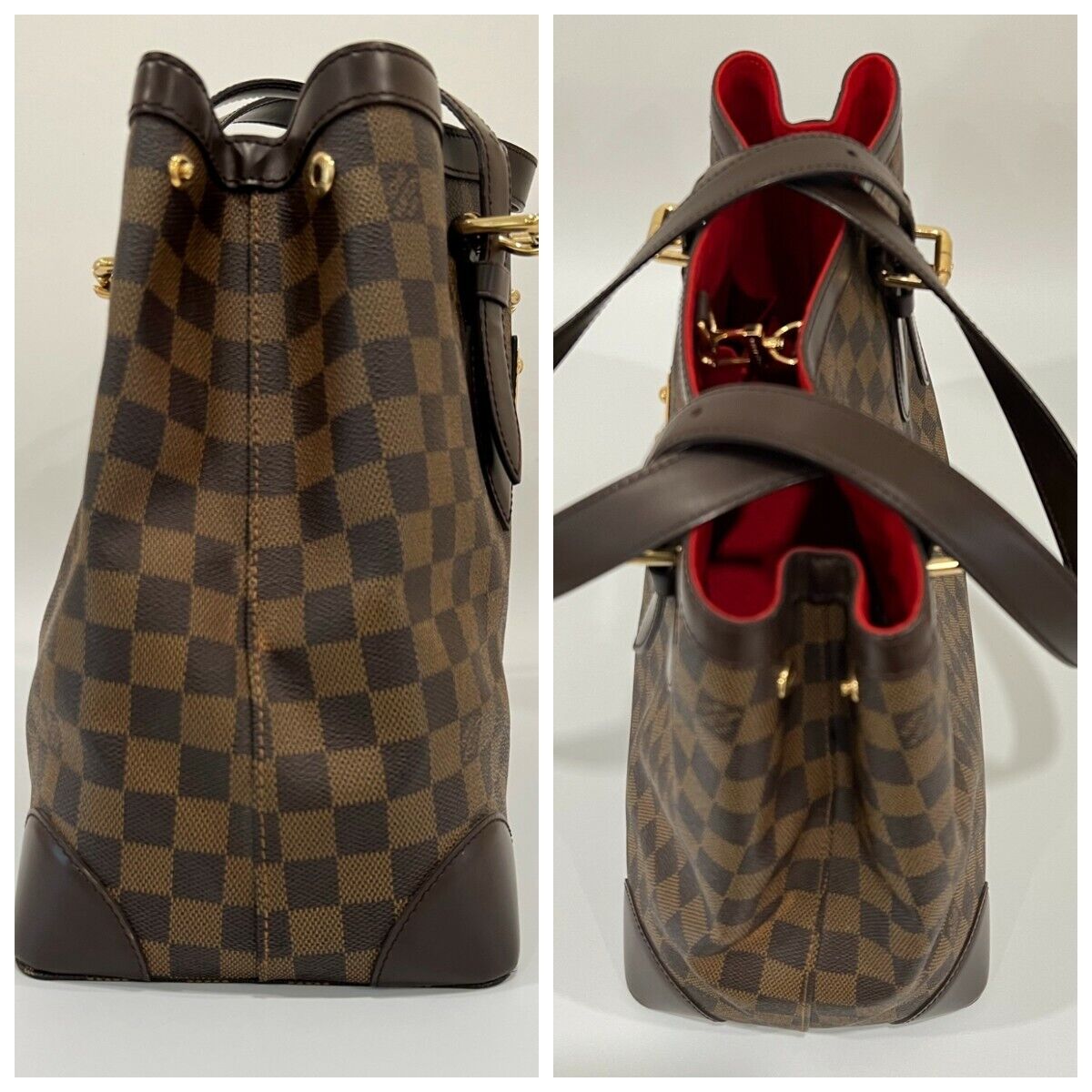 Louis Vuitton Damier Ebene Hampstead MM - Brown Shoulder Bags, Handbags -  LOU791412