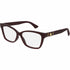 New Authentic Gucci Cat Eye Women's Eyeglasses Brown W/Demo Lens GG0634O 003