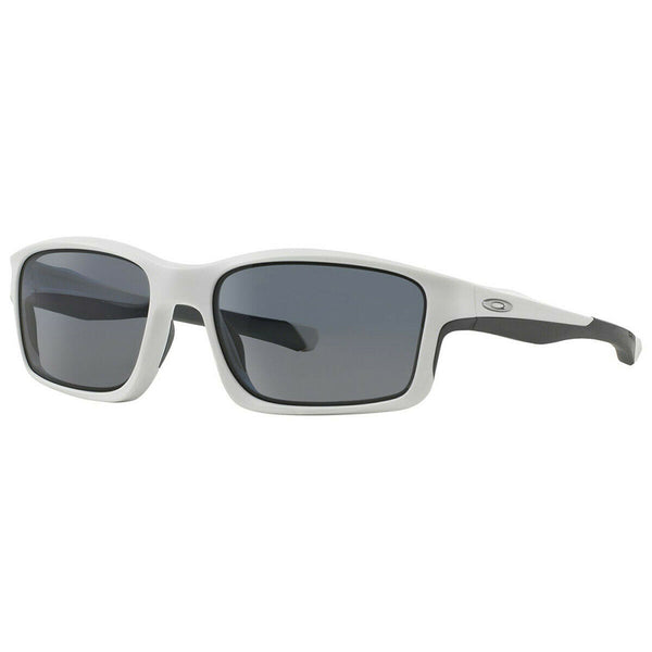 Oakley Chainlink Sunglasses White Grey Polarized Lens OO9247-07