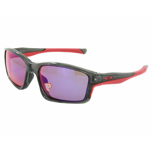 Oakley Chainlink Gray Smoke Sunglasses / Red Iridium Lens OO9247-10