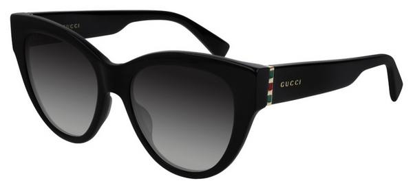 Gucci GG0460S 001 black grey Gradient women Oversized Sunglasses
