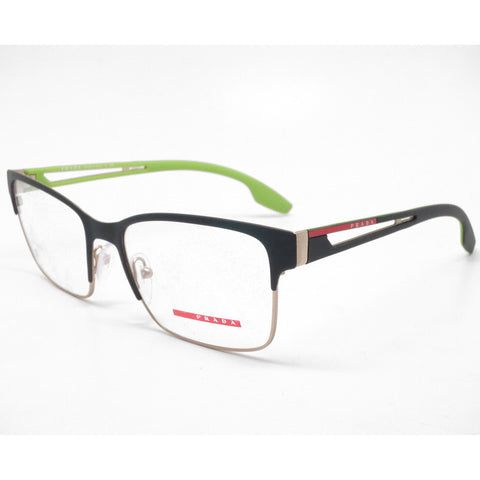 Prada Unisex Eyeglasses Black Rubber w/Demo Lens PS 55 IV BEO1O1