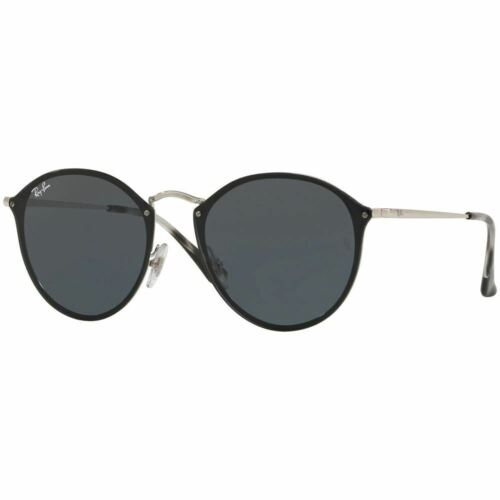 Authentic Ray-Ban Blaze Sunglasses Silver Frame Dark Grey Lens RB3574N 003/87
