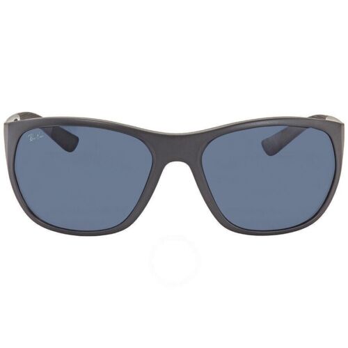 Ray-Ban RB4307 601S80 Blue Mirrored lens Rectangular Unisex Sunglasses