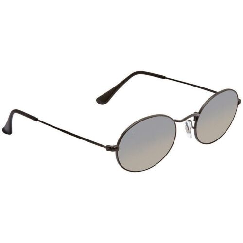 Ray-Ban RB3547 002/71 Oval Flat Lenses Grey Gradient Unisex Sunglasses
