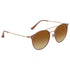 Ray-Ban RB3546 907151 Light Brown Gradient Round Sunglasses