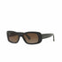 Ray-Ban RB4122 601/TS Black Rectangular Polarized Women's Sunglasses