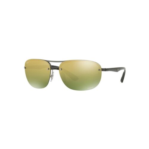 Ray-Ban RB4275CH 876/60 Rectangular Green Mirror Chromance Polarized Sunglasses