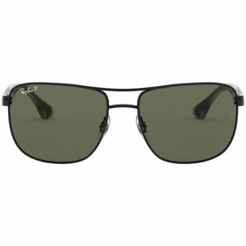 Authentic Ray-Ban Aviator Men's Sunglasses Green Polarized Lens RB3533 002/9A