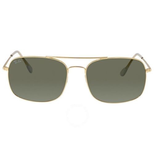 Ray-Ban RB3611 001/31 Green Classic G-15 Square Unisex Sunglasses