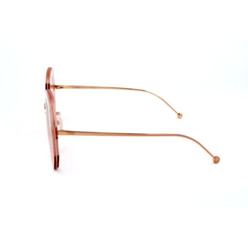 Fendi FF0358/S 1N5 Geometric Pink Lens Women Sunglasses