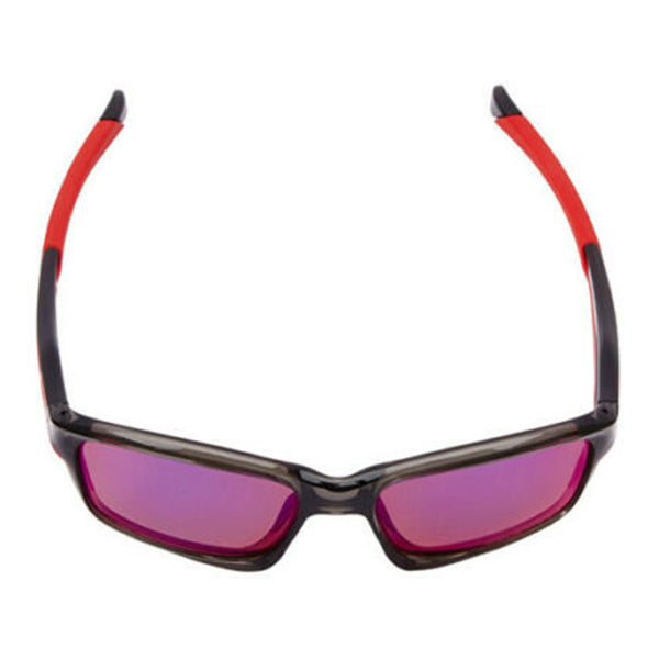 Oakley Chainlink Gray Smoke Sunglasses / Red Iridium Lens OO9247-10